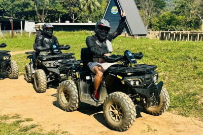 7 Hour Sticky Waterfall and ATV Guided Adventures - From pools to ATV dust: the ride and what the route includes