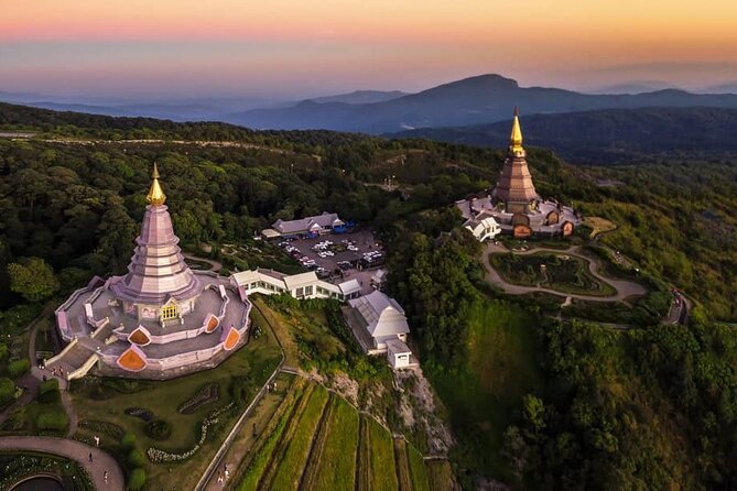 A Day Trip to Doi Inthanon Escape to Nature - King and Queen Pagodas: Flowers, Views, and a Calm Cultural Pause