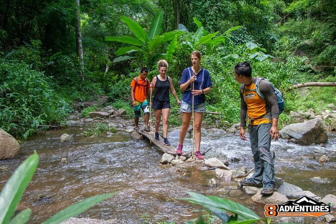 Chiang Mai 4 in 1 : 2 days - 1 Nights. Elephants Camp + Adventure - Trekking with native guides and waterfall time you can actually enjoy
