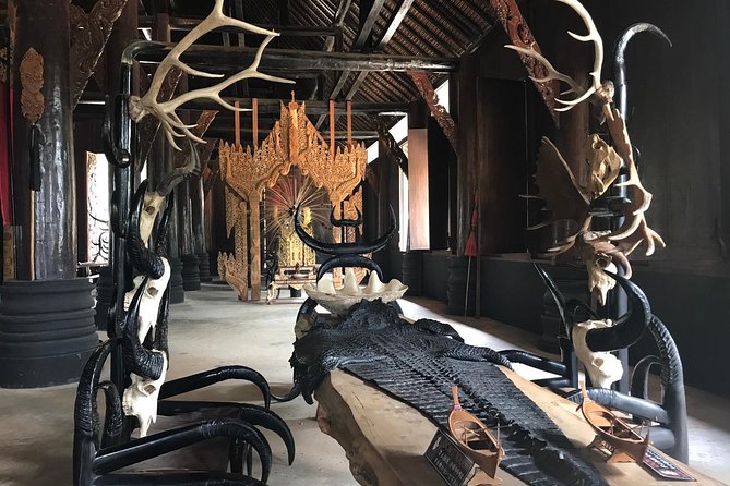 Chiang Mai-Chiang Rai: White Temple-Blue Temple-Lalita Cafe - Baan Dam Museum (Black House): When Northern Thai Style Meets Surreal Ideas