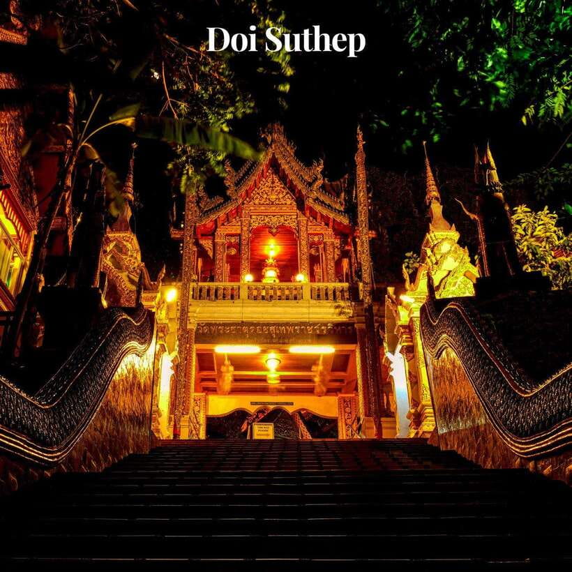 Chiang Mai: Doi Suthep & Wat Umong OR Wat Pha Lat Night Tour - Wat Umong tunnels or Wat Pha Lat jungle: what changes