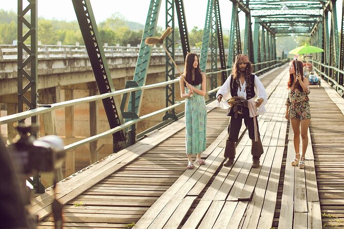 Chiang Mai Pai Full Day Sai Ngam Hot Spring, Pai Canyon, White Buddha, Santichon - Stop 1: Pai Memorial Bridge and the WWII Story