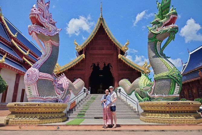 Chiang Mai Sticky Waterfall Dantewada and Banden Temple Tour - Dantewada Land of Angels: coffee, mythical sculptures, and a calm start