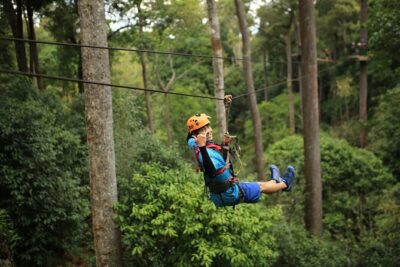 Chiang Mai Zip Line Experience - The Course Itself: Ziplines, Abseils, and Staircases in the Canopy