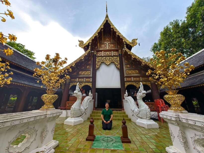 Chiang Mai:Hidden Gems: From Ancient Ruins to Serene Temples - Wat Aranyawas brazen palace on a mountain: the multi-tier viewpoint