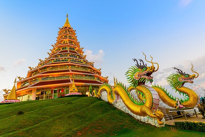 Chiang Rai Temples Private Tour from Chiang Mai - All Inclusive - Wat Huay Pla Kang: The 9-Tier Pagoda and 78-Meter Guan Yin
