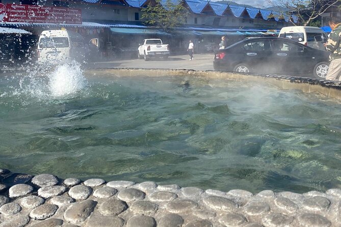 Chiang Rai Tour: Hot Spring,White Temple, Golden Triangle, Yao - Mae Khachan Hot Spring: a hands-on start before the temples
