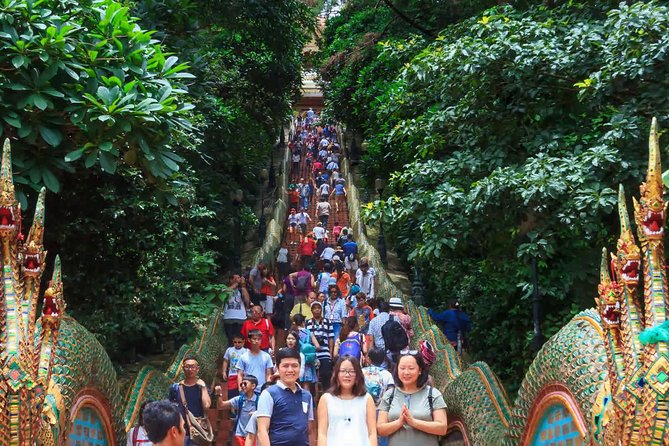 Doi Suthep and Hmong Hilltribe Half Day Tour in Chiang Mai - Wat Doi Suthep and the Naga Staircase: Why This Temple Hour Matters