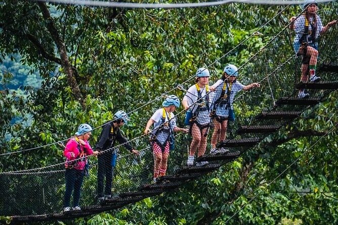 Extream Zipline @ Kingkong Smile and Dip in Hot Spring - Kingkong Smile canopy: extreme numbers that translate to real thrills