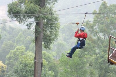 Extream Zipline @ Kingkong Smile and Dip in Hot Spring - The 8:30 pickup and 1-hour drive: how the day is paced