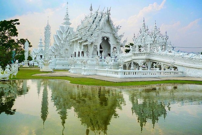 From Chiang Mai: White and Blue Temple & Golden Triangle Day Trip - Wat Rong Khun (White Temple): Art, Symbolism, and Big Photo Time