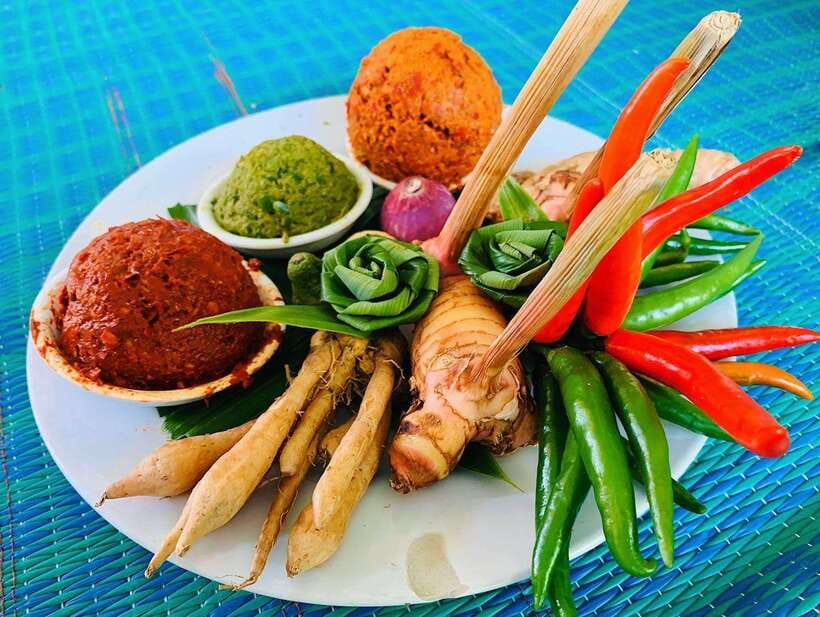 Full Day Thai Cooking Class in Organic Farm and Market - Market morning in Chiang Mai: ingredients with names and purpose