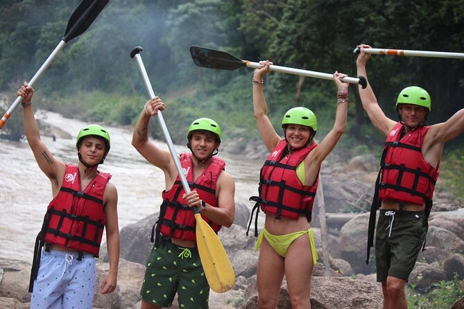 Half Day Elephant care and Whitewater Rafting Adventure - Mae Taeng River Rafting: A 5 km Run With Real Rapids