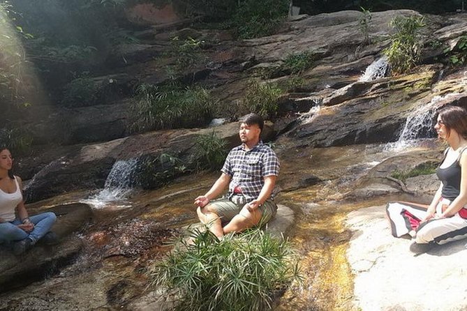 Half Day, Monk Chat Meditation Retreat on Waterfall Temple, Chiang Mai, Thailand - Burmese Pagoda Style and Relic Stories at Candlelight Time