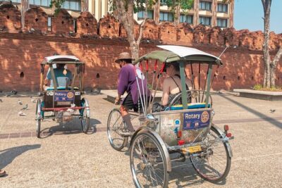 Half Day Private Chiang Mai Trishaw Ride and Mae Ping River Cruise - Getting there by Song Thaew and coming back in air-conditioning
