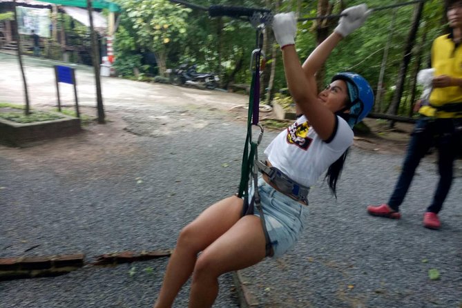 Hiking and Zipline Private Tour from Chiang Mai +Karen Village - Ziplining Through the Jungle Canopy Over the Mae Taeng River Area