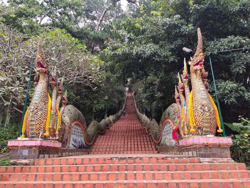 Monk trails hike, Wat Phalat, Monk chanting, Wat Doi Suthep. - Price and value: what $44 buys you in Chiang Mai
