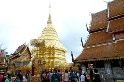 One Day Tour Doi Suthep Temple, Palad Temple, Orchid Farm, Longneck hill tribe village (Private tour) - Wat Pha Lat partway up: a calmer temple stop that you might otherwise miss