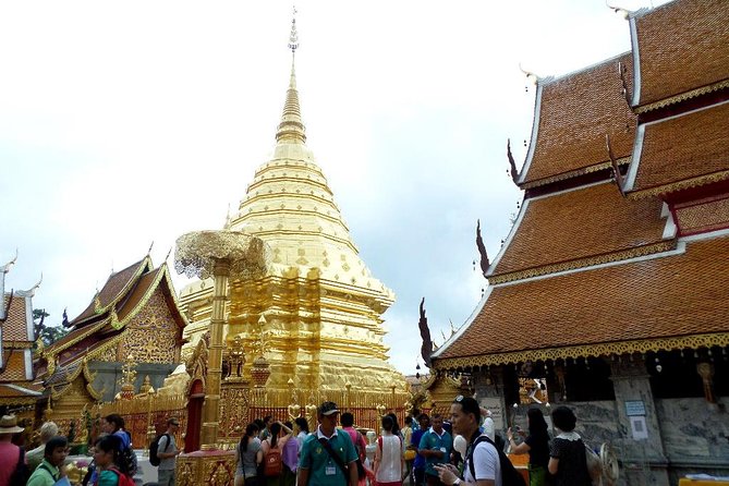 One Day Tour Doi Suthep Temple, Palad Temple, Orchid Farm, Longneck hill tribe village (Private tour) - Wat Pha Lat partway up: a calmer temple stop that you might otherwise miss