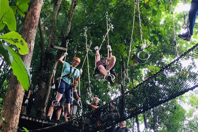 Phoenix Adventure Park Zipline, High Rope Course In Chiang Mai - Running the course: what the obstacles are really like