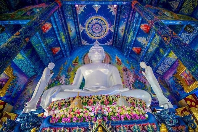 Private: 3 days 2 night trip: ChaingMai-Chaingrai- The Golden Triangle trip - Day 3: Mae Sai to the Golden Triangle, Laos by boat, and Wat Rongkhun before returning