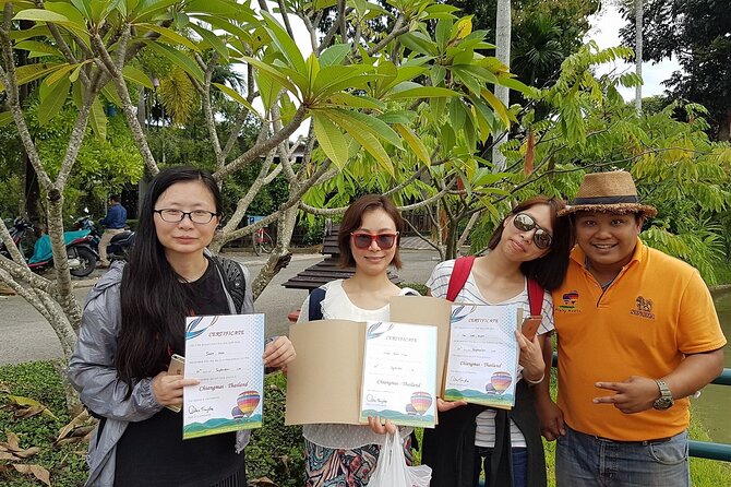 Sunrise Hot Air Balloon Adventure in Chiang Mai - Landing, the champagne toast, and the certificate you get to keep