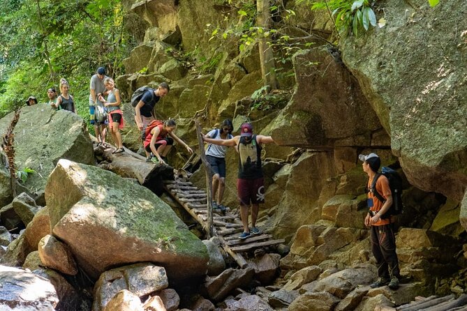 Trek to a Jungle Waterfall - Hotel Pickup, Camp Stop, and Getting Swimwear Sorted